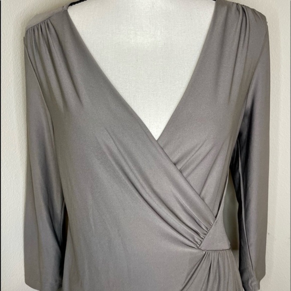 Signature Collection Faux-Wrap Dress size 6/8
